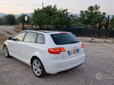 Usata Audi A3 140 CV (102 kW) 2010 Bianco Utilitaria