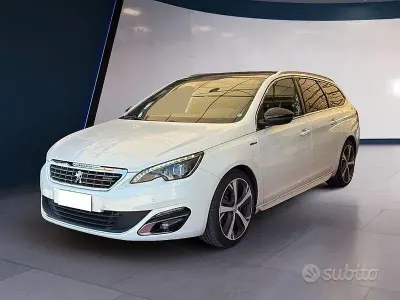 Usata Peugeot 308 SW GT-line 120 CV (88 kW) 2016 Bianco Station wagon