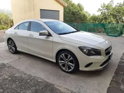 Usata Mercedes CLA180 109 CV (80 kW) 2017 Bianco Coupé