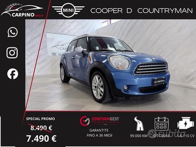 Usata Mini Cooper D Countryman 111 CV (81 kW) 2010 Blu SUV