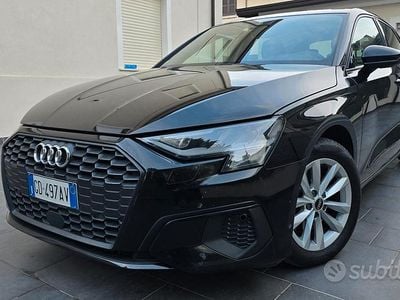 Usata Audi A3 Advanced 149 CV (109 kW) 2020 Nero Berlina