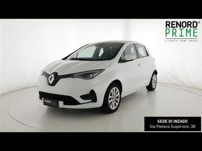 Usata Renault Zoe Zen 100 kW (136 CV) 2020 Bianco Utilitaria
