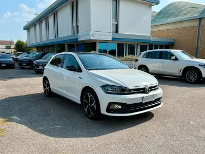 Usata VW Polo R-line 116 CV (85 kW) 2019 Bianco Utilitaria