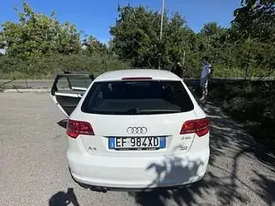 Usata Audi A3 Sportback Attraction 140 CV (102 kW) 2011 Bianco Utilitaria