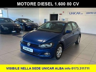 Occasion VW Polo Trendline 80 ch (58 kW) 2019 Bleue Berline