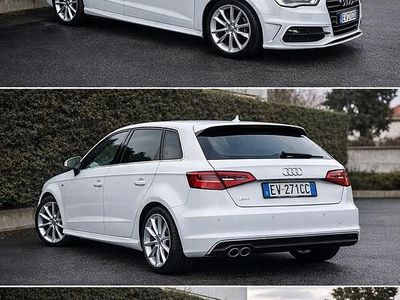 Brugt Audi A3 S-Line 110 HK (80 kW) 2014 Hvid Sedan