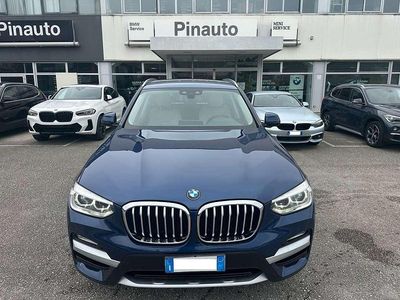 Usata BMW X3 Luxury Line 190 CV (139 kW) 2018 Blu/azzurro SUV