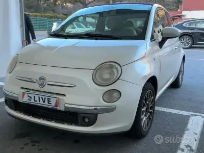 Occasion Fiat 500C Lounge 69 ch (50 kW) 2010 Blanc Cabriolet