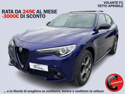 Usata Alfa Romeo Stelvio Sprint 190 CV (139 kW) 2022 Blu SUV