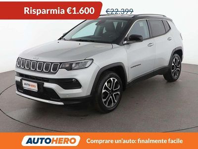 Usata Jeep Compass Limited 131 CV (96 kW) 2021 Argento SUV