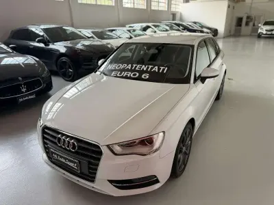 Usata Audi A3 Ambition 110 CV (80 kW) 2015 Bianco Berlina