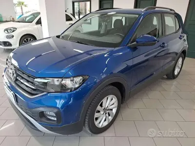 Usata VW T-Cross Style 95 CV (69 kW) 2022 Blu SUV