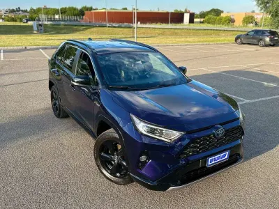 Usata Toyota RAV4 Hybrid Business Edition 222 CV (163 kW) 2019 Blu/azzurro SUV