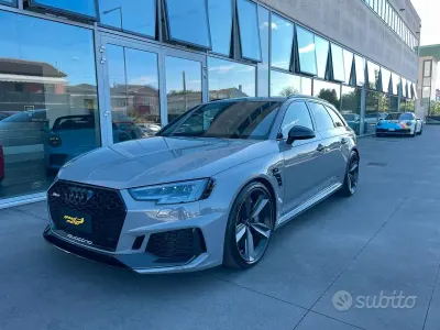 Usata Audi RS4 Ambiente 450 CV (330 kW) 2019 Grigio Station wagon