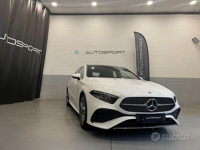 Usata Mercedes A200 AMG Line Premium 150 CV (110 kW) 2024 Bianco Berlina