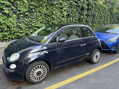 Usata Fiat 500 Lounge 69 CV (50 kW) 2011 Blu Utilitaria
