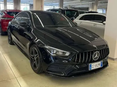 Usata Mercedes CLA180 AMG line 116 CV (85 kW) 2020 Nero Coupé