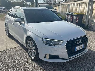 Usata Audi A3 Sport 116 CV (85 kW) 2019 Bianco Berlina