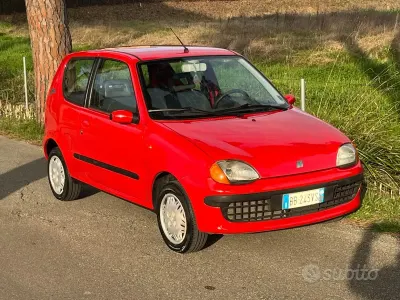 Usata Fiat Seicento 55 CV (40 kW) 1999 Rosso Utilitaria