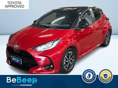 Usata Toyota Yaris Style 92 CV (67 kW) 2022 Rosso metallizzato Utilitaria