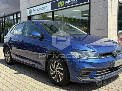Usata VW Polo Life 95 CV (69 kW) 2023 Blu Utilitaria