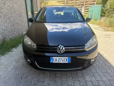 Usata VW Golf VI Highline 160 CV (117 kW) 2010 Nero Utilitaria