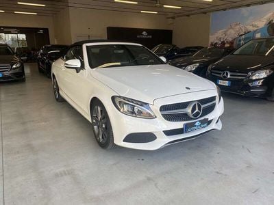 Usata Mercedes C220 Executive 170 CV (125 kW) 2018 Bianco Cabrio
