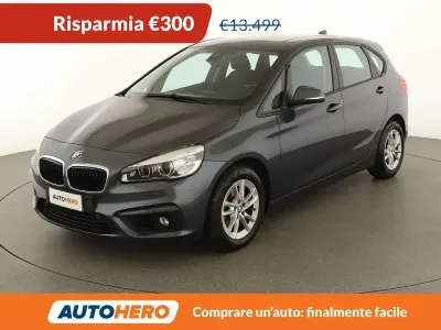 Usata BMW 218 Active Tourer Advantage 136 CV (100 kW) 2017 Grigio Monovolume