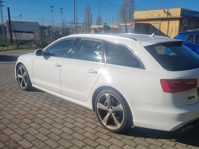 Usata Audi A6 S-Line 245 CV (180 kW) 2012 Bianco Station wagon