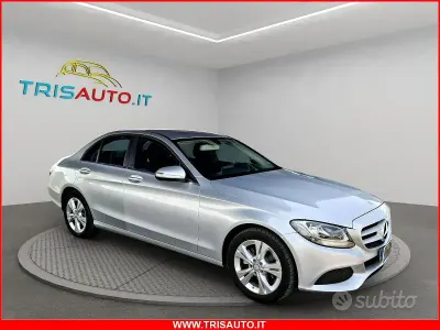 Usata Mercedes C180 Business 116 CV (85 kW) 2015 Argento Berlina