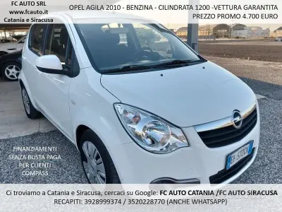 Usata Opel Agila Enjoy 86 CV (63 kW) 2010 Bianco Utilitaria