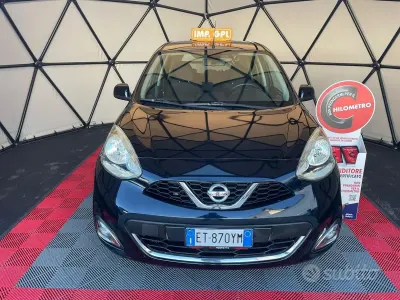Usata Nissan Micra Acenta 80 CV (58 kW) 2014 Nero Utilitaria