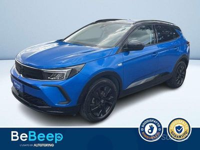 Usata Opel Grandland X GS Line 131 CV (96 kW) 2022 Blu metallizzato SUV