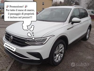 Usata VW Tiguan 150 CV (110 kW) 2021 Bianco SUV