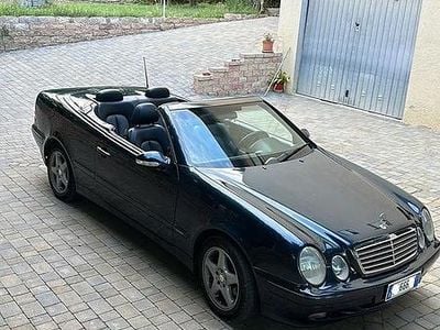 Usata Mercedes CLK200 Elegance 136 CV (100 kW) 2004 Blu Cabrio