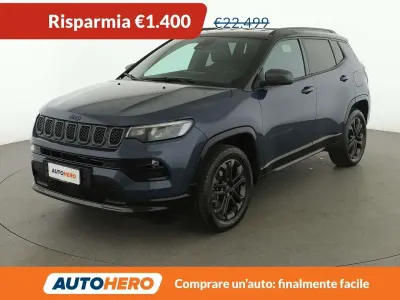 Käytetty Jeep Compass 80th Anniversary 131 HP (96 kW) 2021 Sininen Katumaasturi