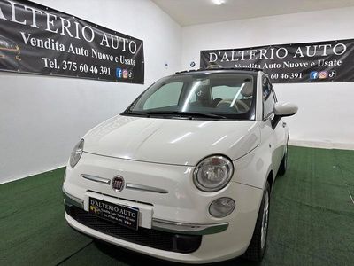 Usata Fiat 500 Lounge 75 CV (55 kW) 2009 Bianco Cabrio