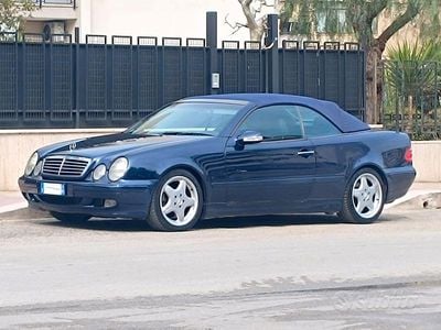 Usata Mercedes CLK200 1998 Blu Cabrio