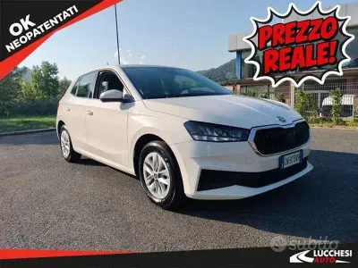 Usata Skoda Fabia Ambition 65 CV (47 kW) 2023 Bianco Utilitaria