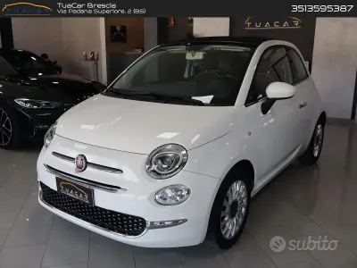 Usata Fiat 500C Lounge 69 CV (50 kW) 2017 Bianco Cabrio