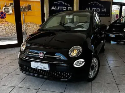 Brugt Fiat 500 Lounge 69 HK (50 kW) 2019 Sort Sedan