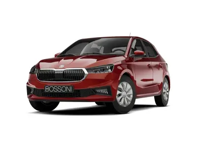 Nuova Skoda Fabia 2026 Rosso Utilitaria