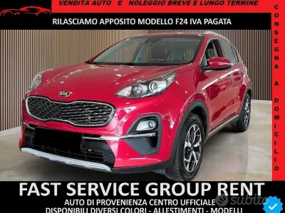 Usata Kia Sportage Vision 136 CV (100 kW) 2021 Rosso SUV