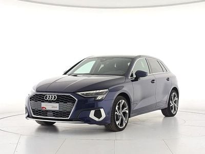 Usata Audi A3 Advanced 110 CV (80 kW) 2023 Blu/azzurro Berlina