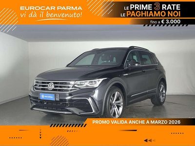 Usata VW Tiguan R-line 150 CV (110 kW) 2023 Deep black perlato SUV