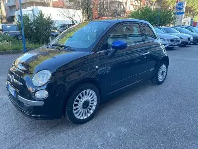 Usata Fiat 500 Lounge 69 CV (50 kW) 2008 Nero Utilitaria