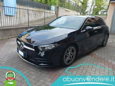 Usata Mercedes A200 AMG line 163 CV (119 kW) 2021 Nero Berlina
