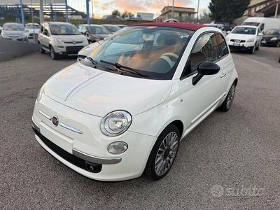 Usata Fiat 500C 69 CV (50 kW) 2014 Bianco Cabrio