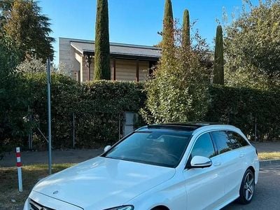 Usata Mercedes C200 2015 Bianco Station wagon