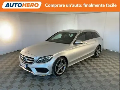 Usata Mercedes C220 Premium 170 CV (125 kW) 2018 Grigio Station wagon